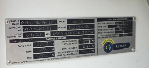 2022 Newgen Ng23 OFF ROAD CARAVAN REAR CLUB CE image