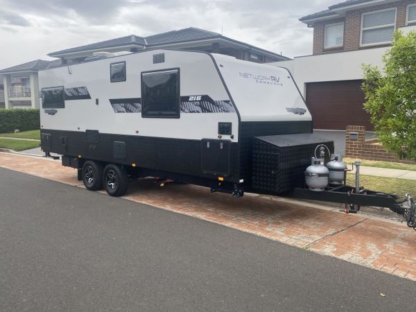 2024 Network RV 21’6” Rear Club  - Touring  Tuff Caravan image