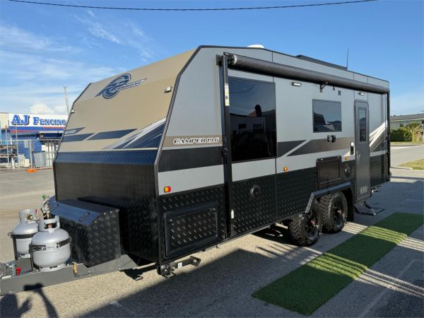 2025 RP CARAVANS CAMPER 19'6'' Other REAR DOOR ENTRY TOURER 2" raise on the chassis with mud tyres image