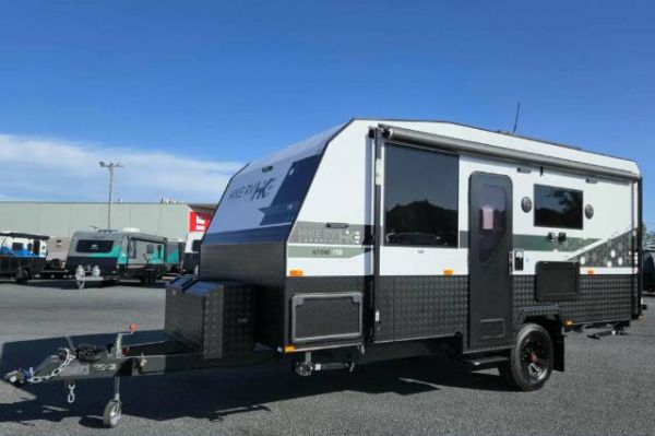 2025 Hike Caravans Atom 172 Terrain Pack Off Road Caravan 17' OFF ROAD image
