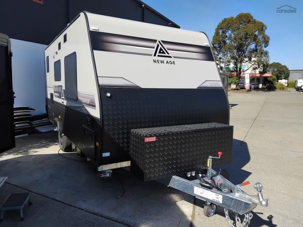 2025 New Age Caravans Manta Ray 16ft Couples Embark MY25 Full Composite image