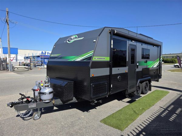 2025 RP CARAVANS WARRIOR 19'6'' DUAL AXLE TOURER FRONT DOOR LARGE ENSUITE image