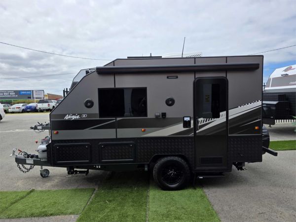 2025 RP CARAVANS NINJA 13' SINGLE AXLE TOURER REAR DOOR SINGLE AXLE image