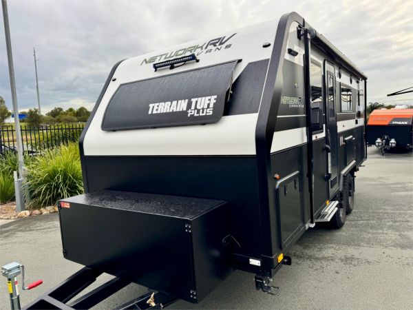 2026 Network RV Caravans 19'6 Terrain Tuff PLUS FD Angle Ensuite Composite Other 19'6 Front Door Angle Ensuite image