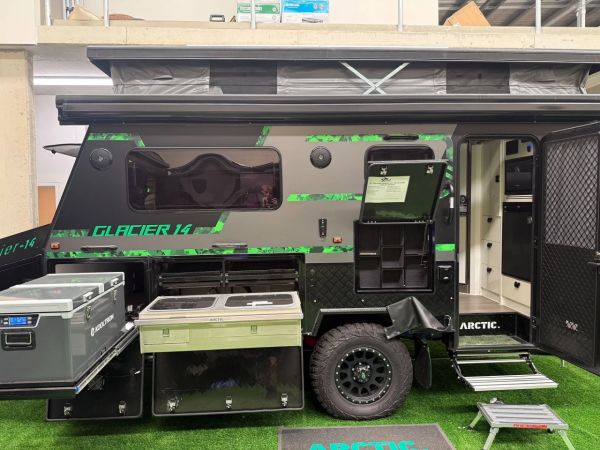 2025 Arctic Campers Glacier 14 King Bed (Clearance) Caravan image
