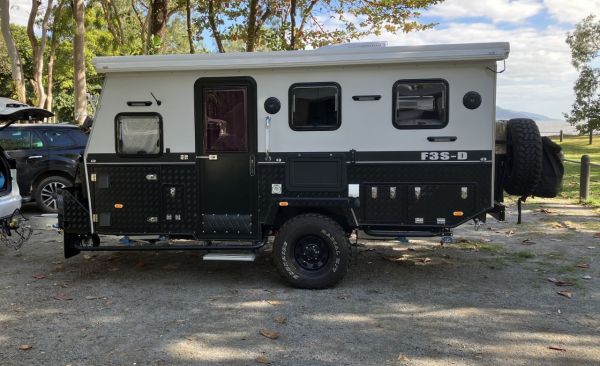 2022 Fantasy Caravan F3S-D Hybrid Pop Top 13FT EXCELLENT CONDITION image