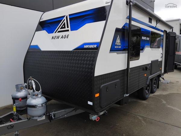 2026 New Age Caravans Manta Ray 18ft Couples MY26 Full Composite BRAND NEW LAYOUT image