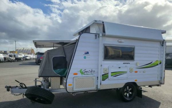 2017 New Age Caravans Gecko 11S Pop Top FULL ENSUITE image
