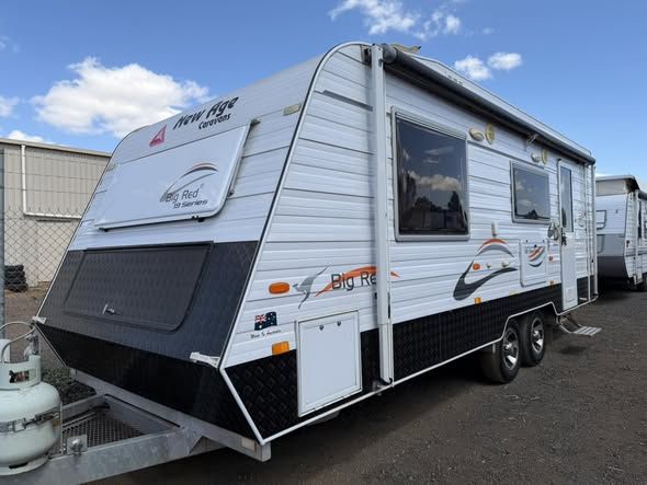 2012 New Age Big Red 21' Semi Off Road Caravan image