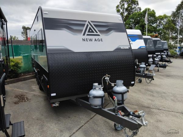 2025 New Age Caravans MY26 Road Owl 19ft TRIPLE BUNK new layout design image