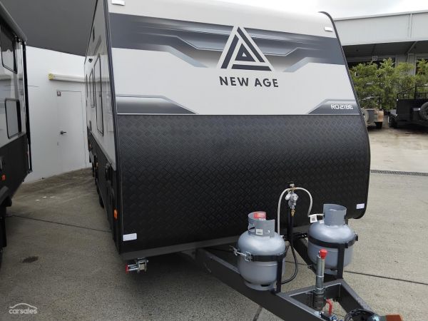 2026 New Age Caravans MY26 NEW LAYOUT Road Owl 21ft Bunk Ensuite FULL COMPOSITE image
