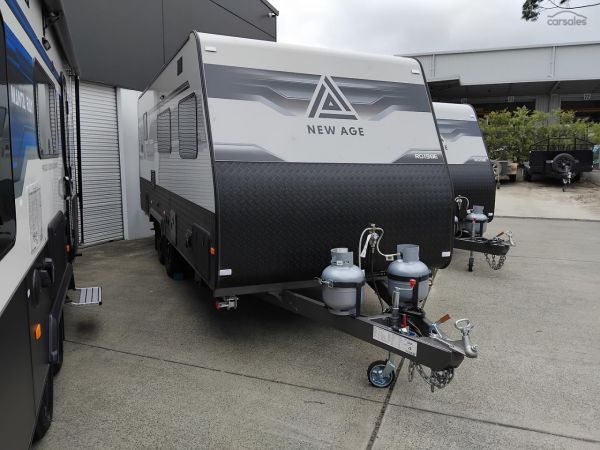 2025 New Age Caravans NEW LAY OUT MY26 Road Owl 19ft Bunk Ensuite FULL COMPOSITE image