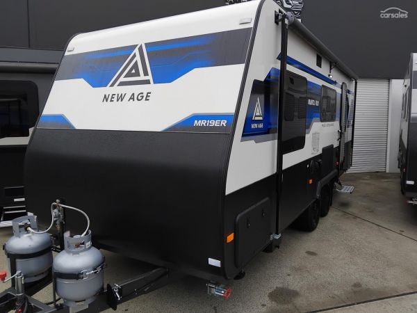 2025 New Age Caravans MY26 NEW FLOOR PLAN Manta Ray MR19ER Couples Van image