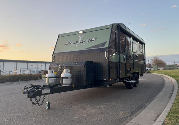 2025 Great Alpine Caravans Bright Semi Off Road Triple Bunk Caravan image
