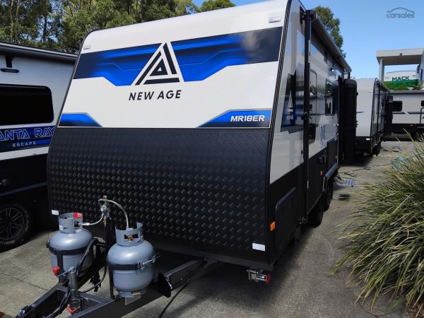 2026 New Age Caravans Manta Ray 18ft Couples MY26 Full Composite BRAND NEW LAYOUT image