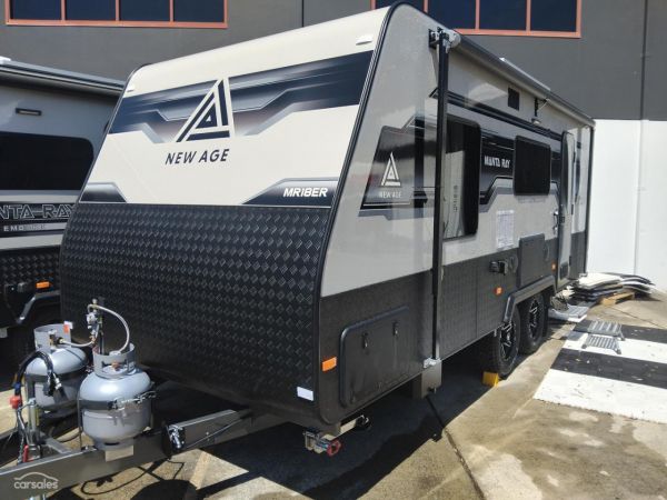 2026 New Age Caravans Manta Ray 18ft Couples MY26 Full Composite BRAND NEW LAYOUT image