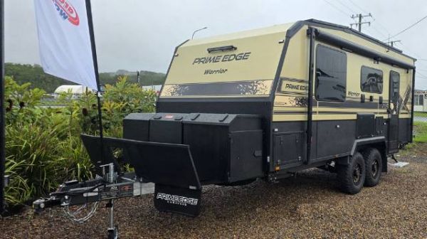 2026 Prime Edge Caravans Warrior 19'6 OFF ROAD CARAVAN L-SHAPE image