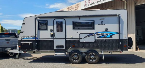 2019 Olympic 186-1 Semi Offroad ensuite Caravan image