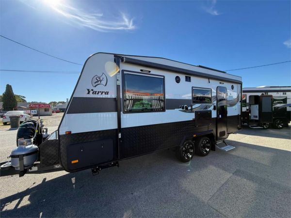 2026 SILVER VALLEY CARAVANS YARRA 19'6'' TANDEM AXLE ON ROAD REAR DOOR CAFE STYLE image