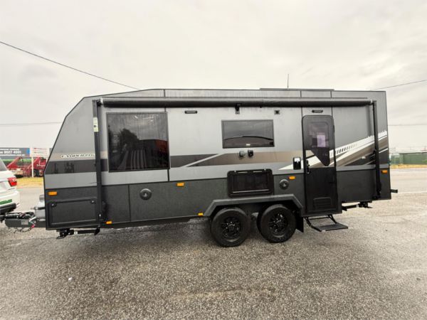 2026 RP CARAVANS CAMPER 19'6'' TANDEM AXLE SEMI OFF-ROAD REAR DOOR CAFE LOUNGE image