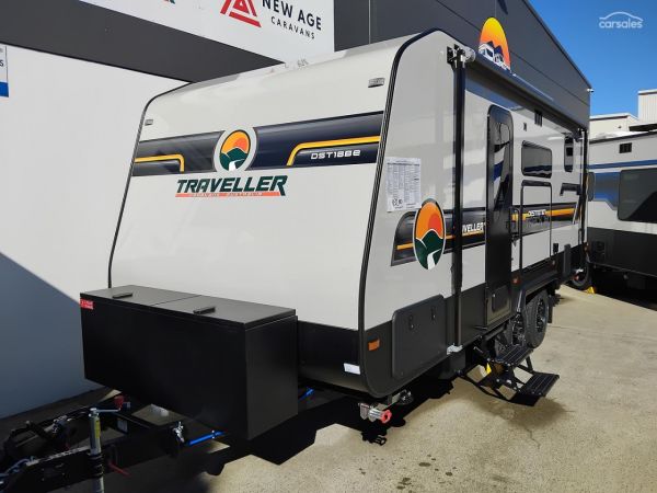 2026 Traveller 18ft Track SEMI OFF-ROAD TRIPLE BUNK FULL ENSUITE image