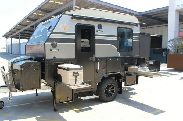2026 Oz Star Caravans 11 FT Expander Oz Star Wallaby Series Hybrid Caravan image