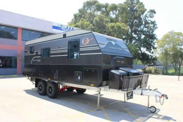 2026 Oz Star Caravans 20 FT Couples Oz Star Wombat Series Hybrid Caravan image