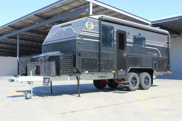 2026 Oz Star Caravans 20 FT Family Triple Oz Star Emu Series Hybrid Caravan image