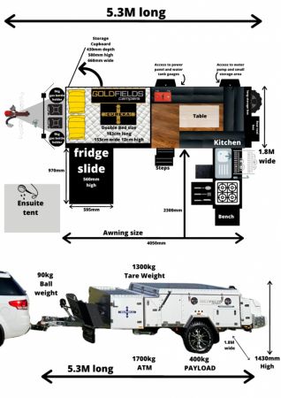 2023 Goldfields Eureka Camper Trailer image