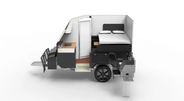 2025 Oz Star Caravans 11 FT Saloon Oz Star Dingo Series Caravan image