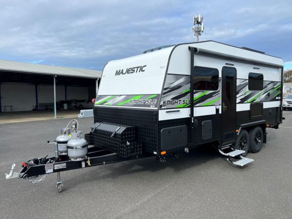 2024 Majestic Knight SLE 18'6 Caravan with Single Beds image
