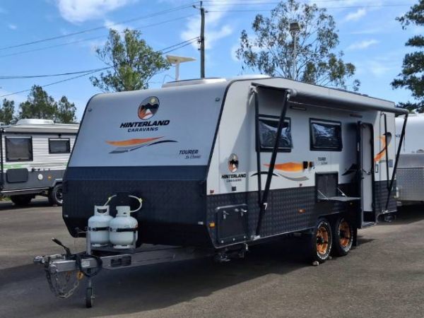2021 Hinterland Domain Caravan SINGLE BEDS image