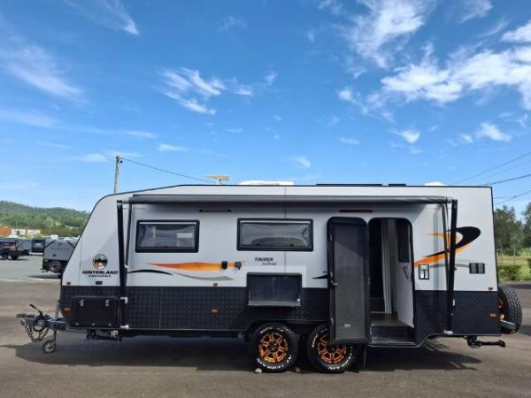 2021 Hinterland Domain Caravan SINGLE BEDS image