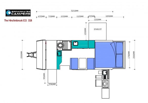 2024 Broadwater Campers THE HINCHINBROOK E15 Camper Trailer image