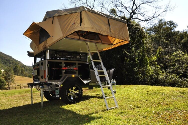 Austrack Simpson with roof top tent
