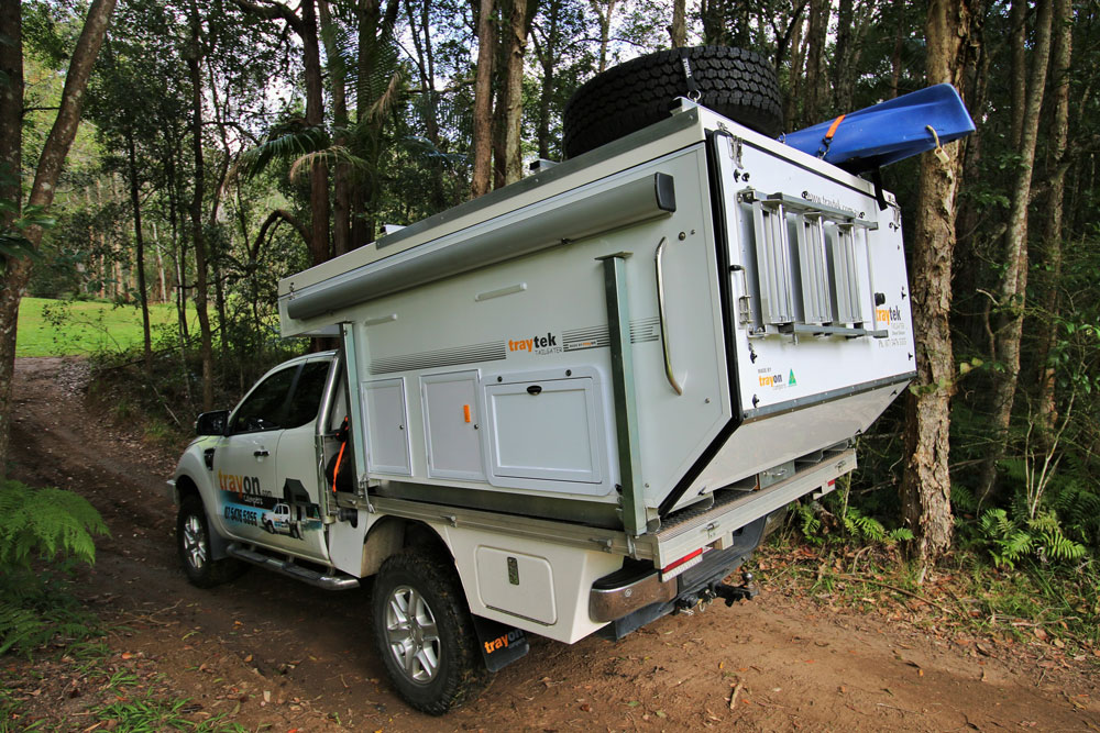 The Trayon team strengthened the TrayTek with an aluminium frame.