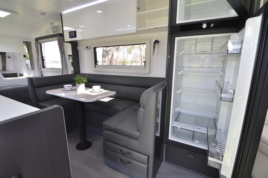 We just loved the large windows, practical kitchen bench with its stainless steel sink