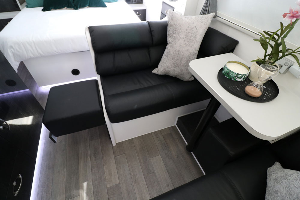 A comfortable dinette is one of the main features I choose based on experience
