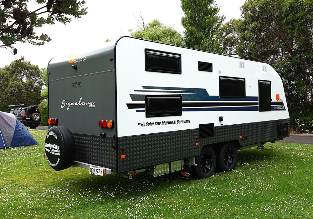 Nova Signature series Family Escape on location in Gippsland, Victoria