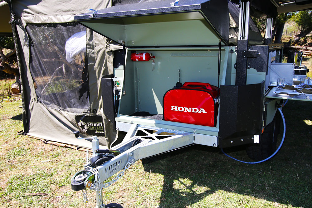 The X2 has integrated a frame-style hard shell with a low towing requirement