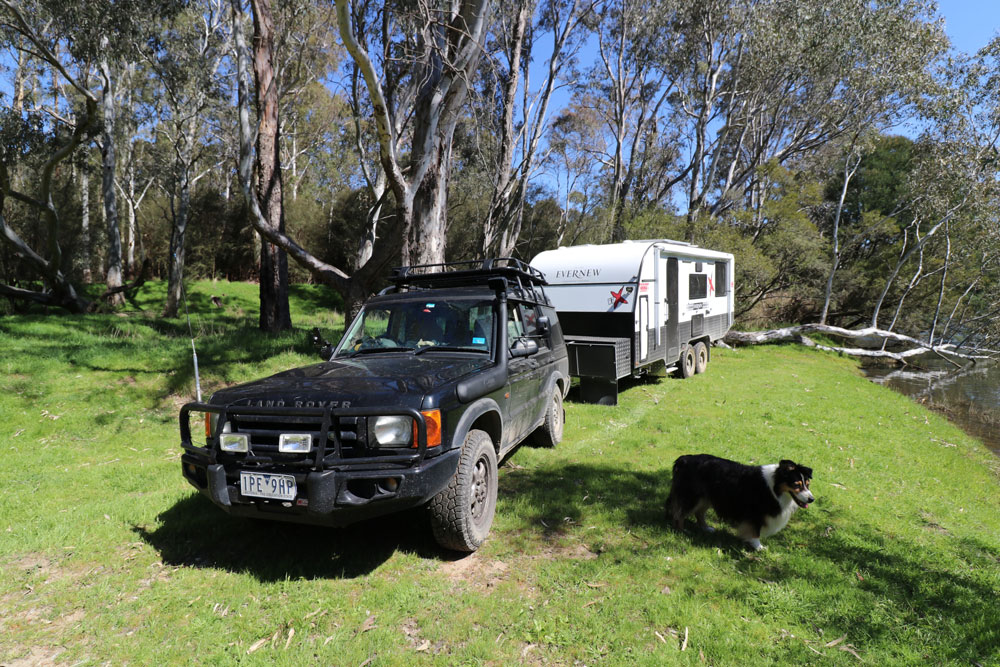 The only way to improve this caravan review was to bring in my best mate!