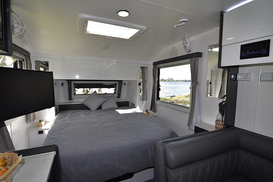 Concept have made great use of available space in the interior and esterior storage and design.