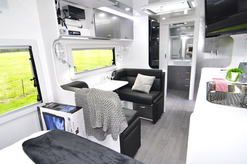 The XCountry Extreme features unparalleled luxury with designer-selected upholstery